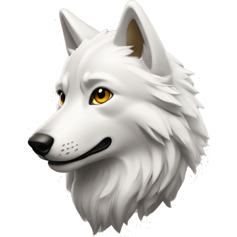 Un lobo elegante  emoji