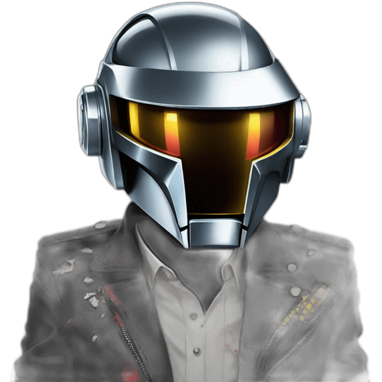 Zombie daft punk emoji