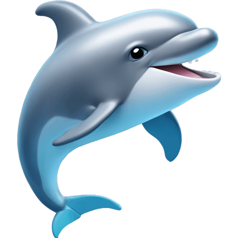 A dolphin that looks like hello kitty emoji