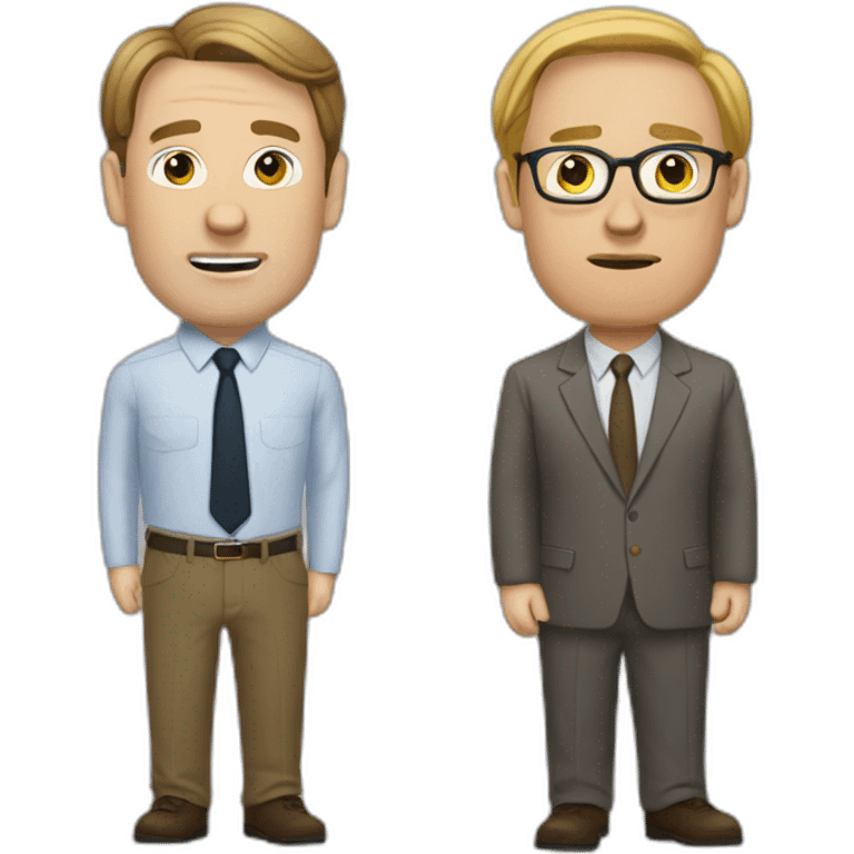 dwight and jim the office emoji