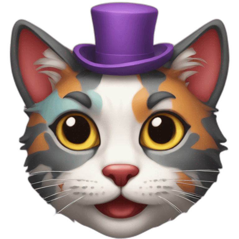 clown cat emoji