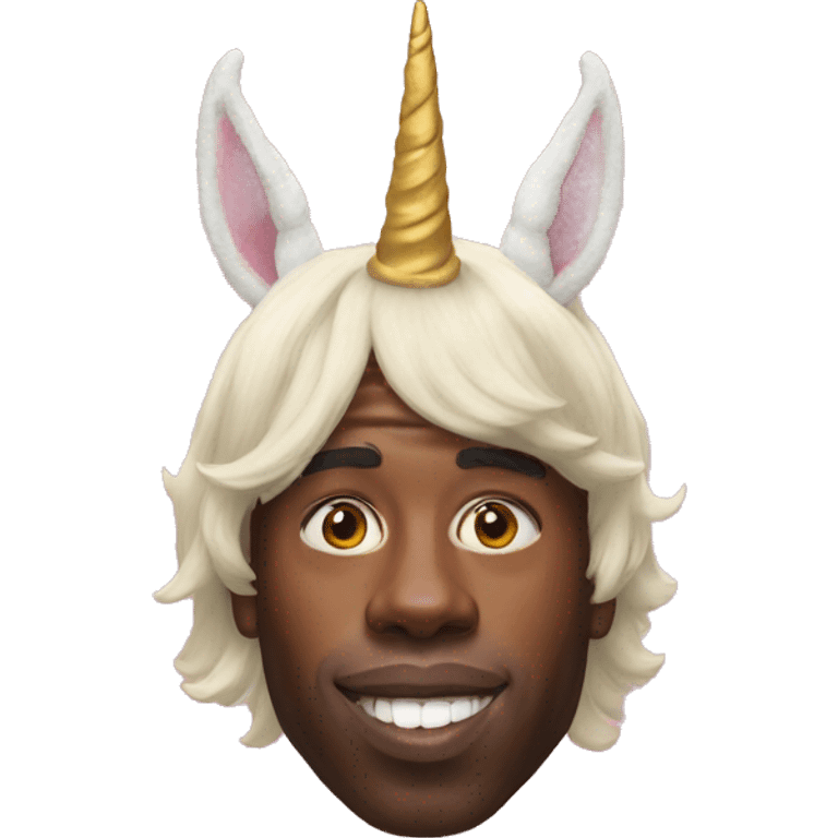 tyler the creator with unicorn horns emoji