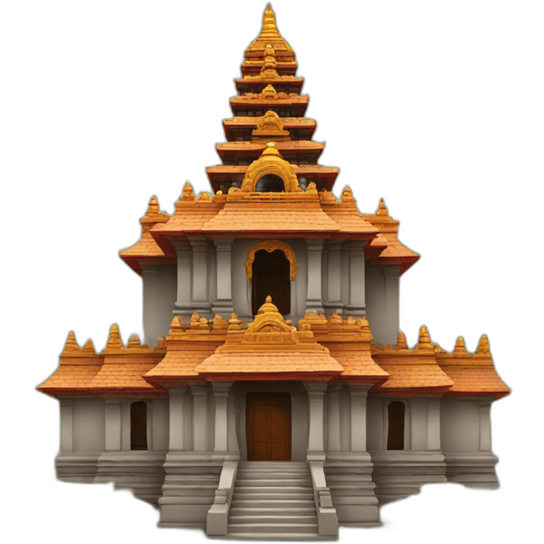 Hindu temple emoji