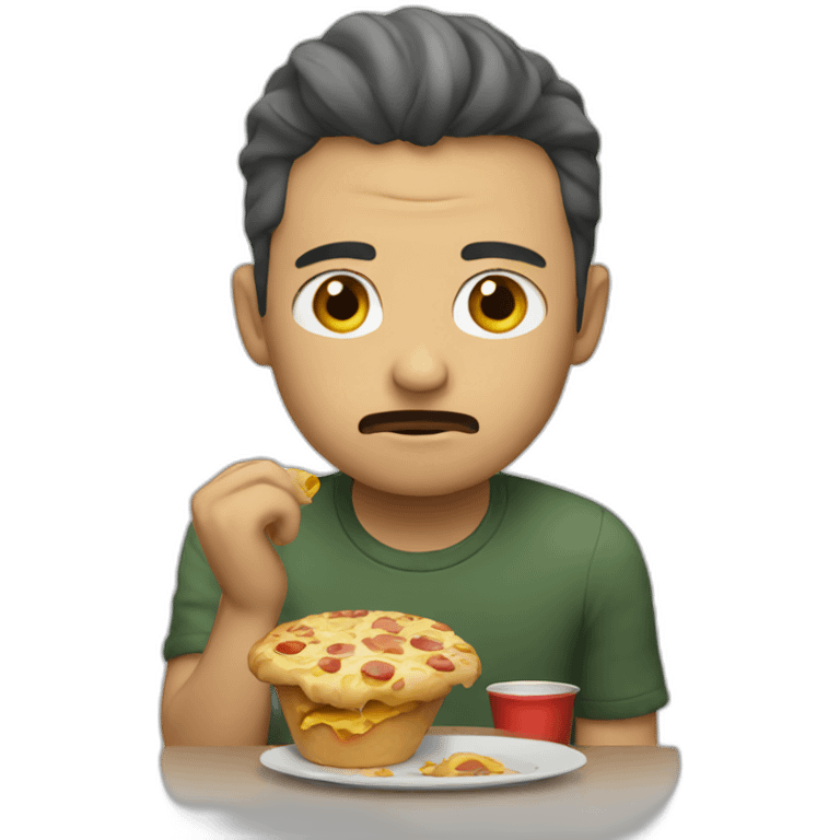 Eat alone emoji