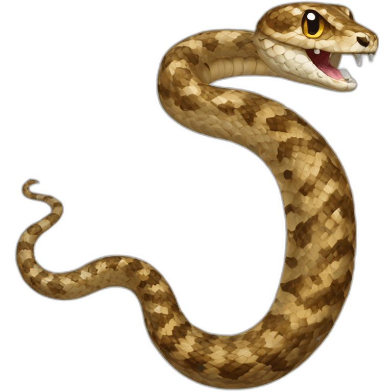 RattleSnake woth diamonds emoji