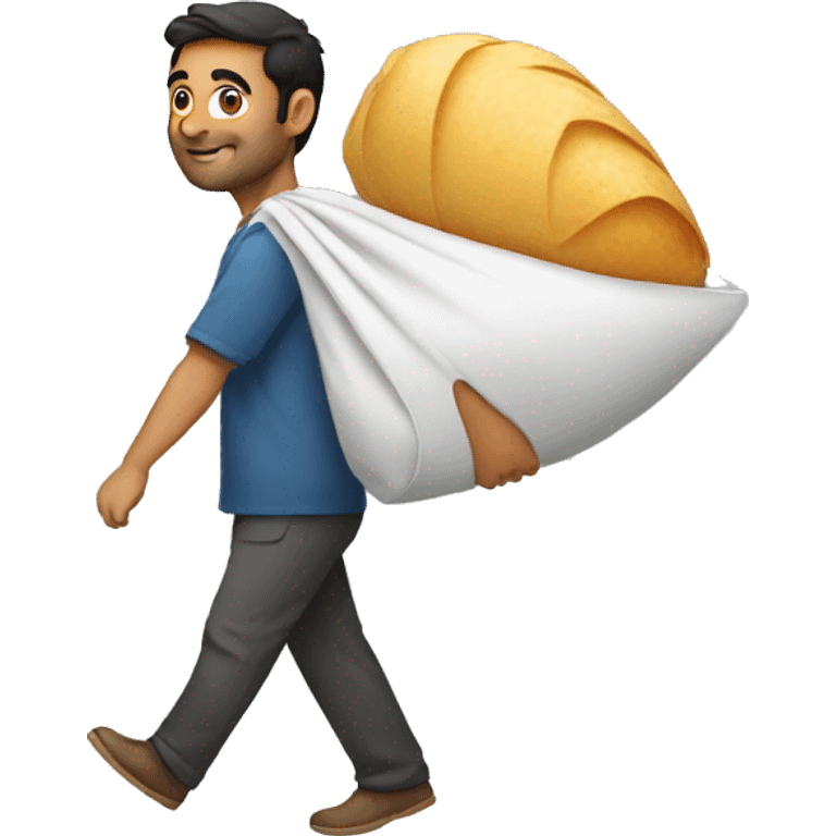 Rahul carrying  emoji