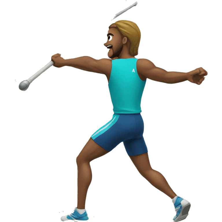 Javelin throw emoji