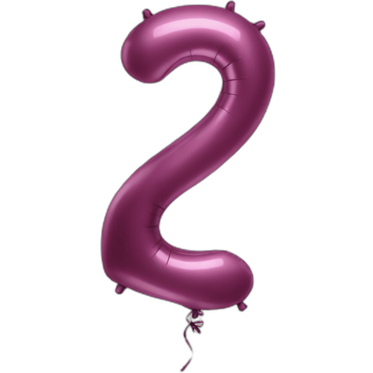 balloon-shaped-like-number-7 emoji