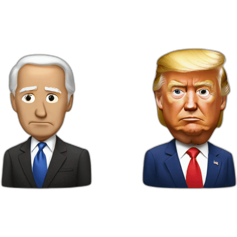 Biden vs Trump emoji