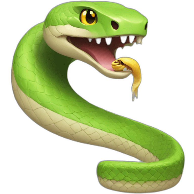 snake eat eg g emoji