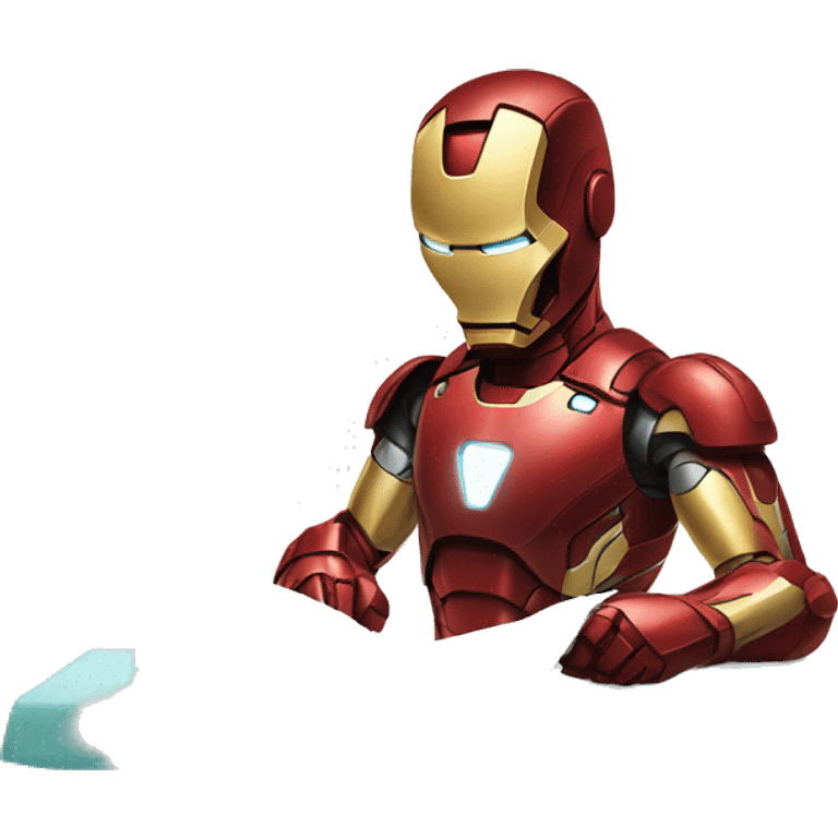 ironman ironing clothes emoji