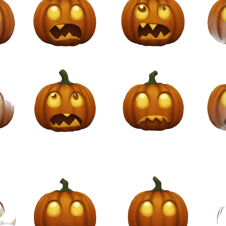 Scary pumpkin  emoji