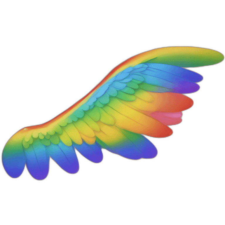 rainbow wing lgbt emoji