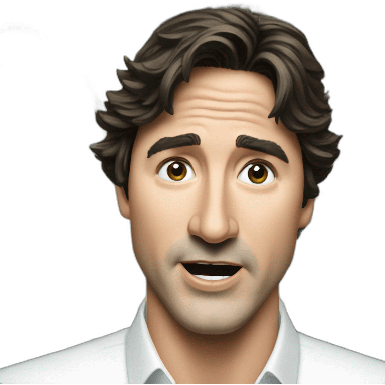 justin trudeau money surprised emoji