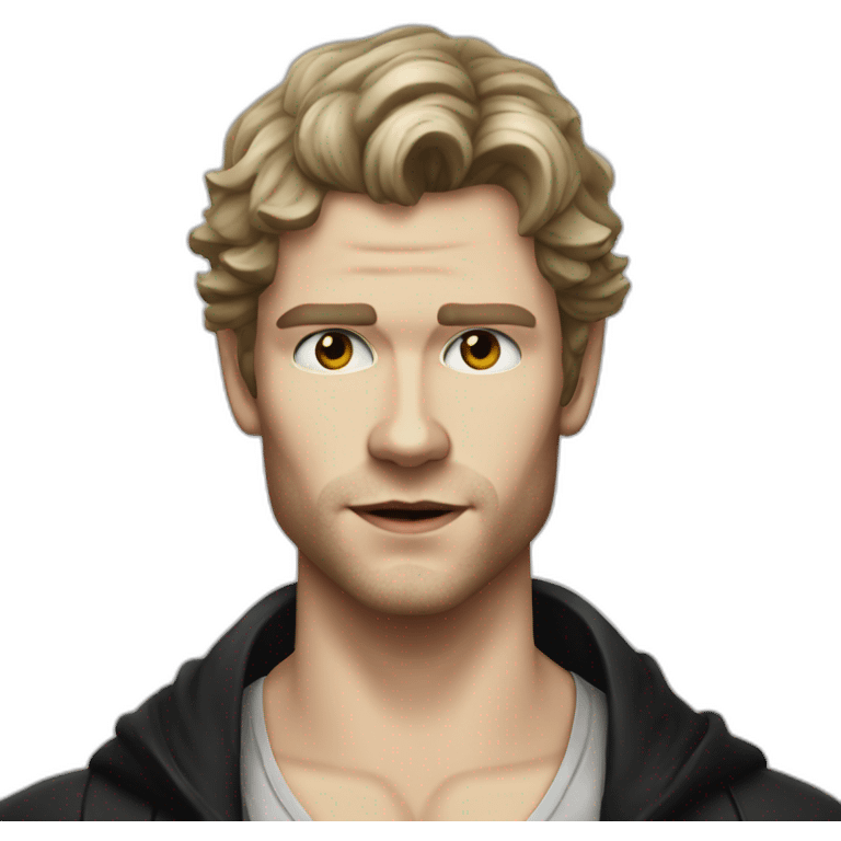 Klaus mikaelson realistic detailed emoji