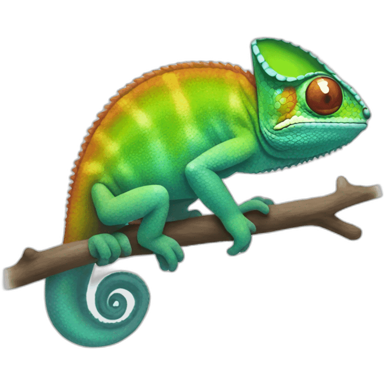 Chameleon of colors  emoji