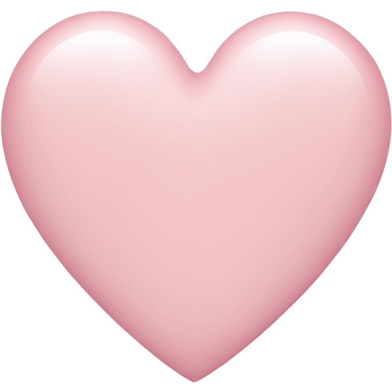 Light pink heart  emoji