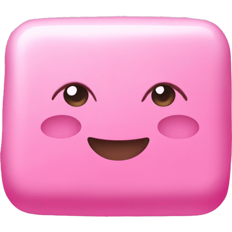 Pink soap emoji