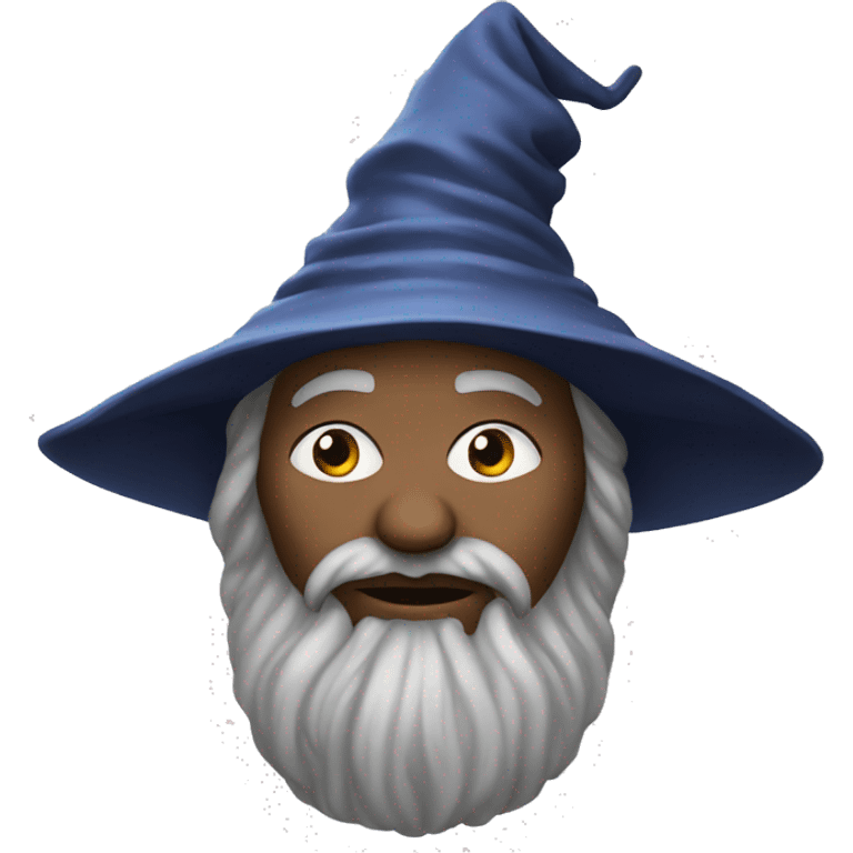 hyperrealistic wizard emoji