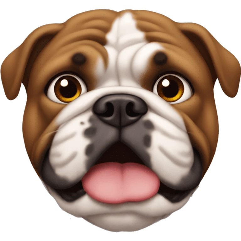 Brown rnglish bulldog  emoji