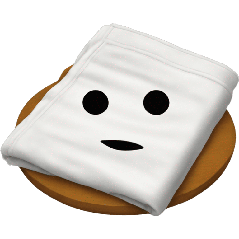 White throw blanket  emoji