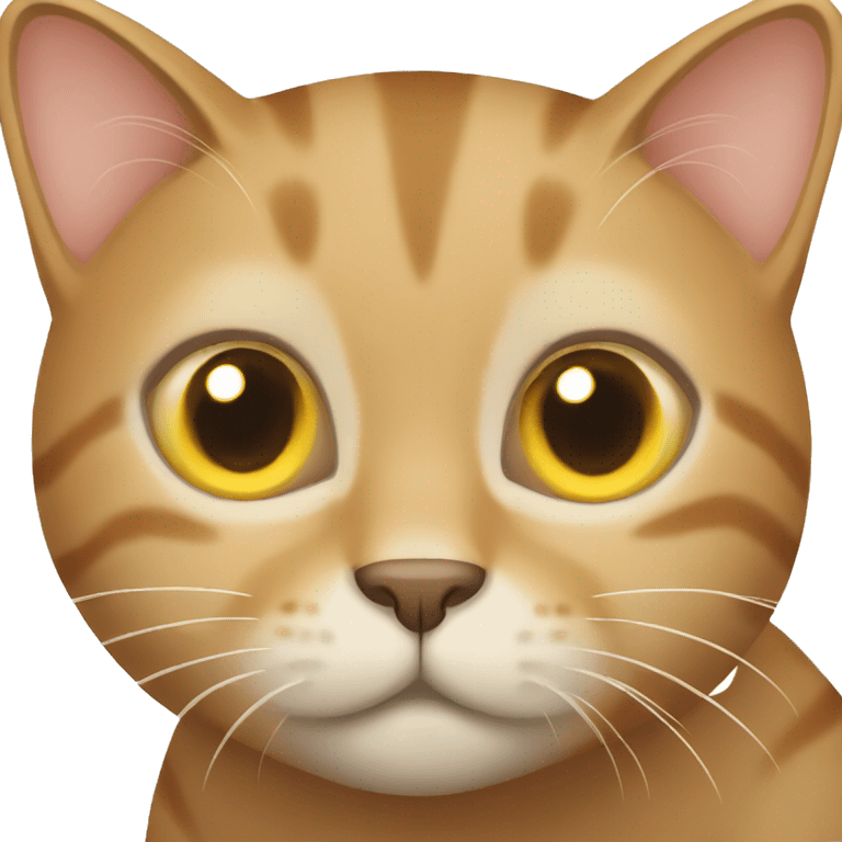 light brown cat emoji