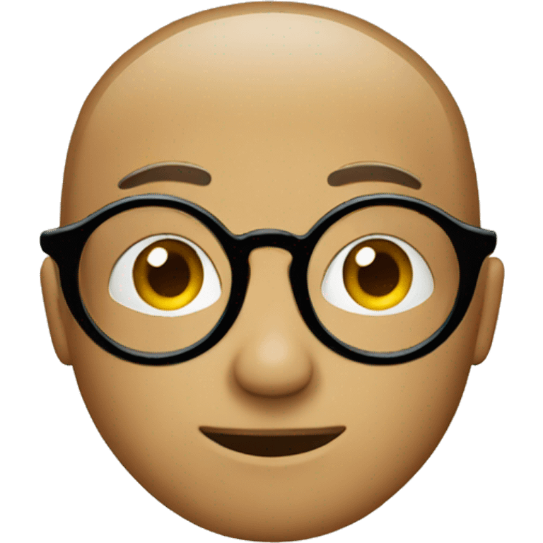 Round glasses emoji