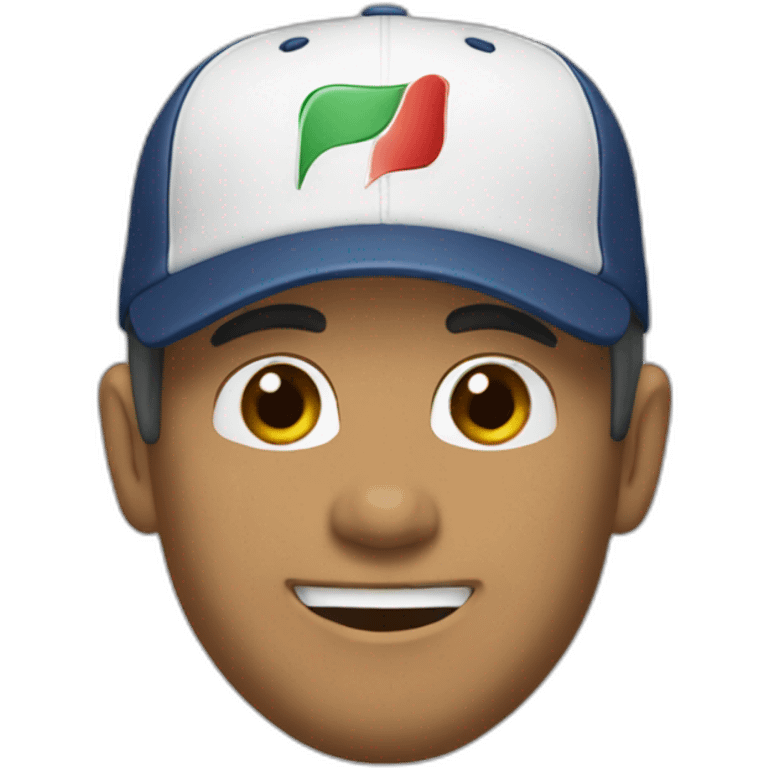 Juninho with a cap emoji