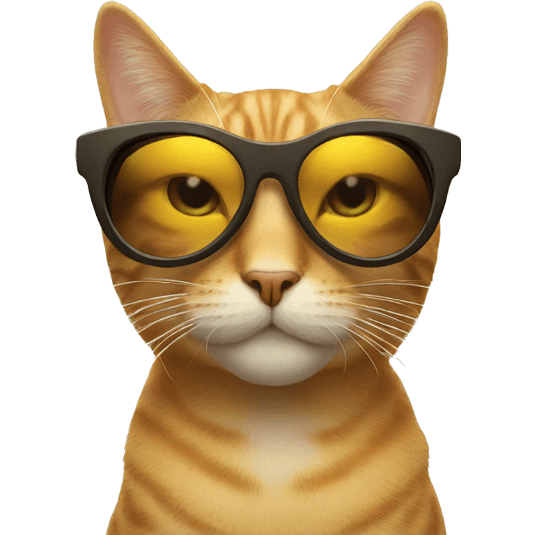 Sunglass cat emoji