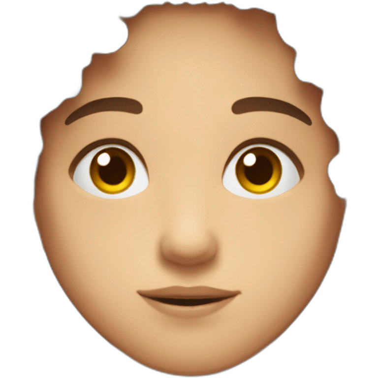 Garçon, cheveux long bouclés,yeux marrons emoji