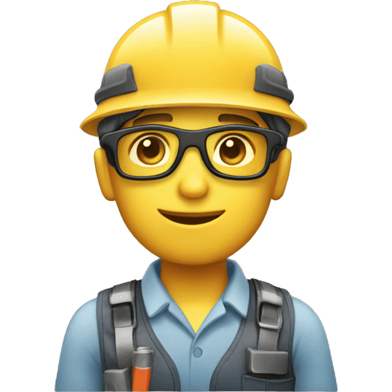 an operator working under summer heat  emoji