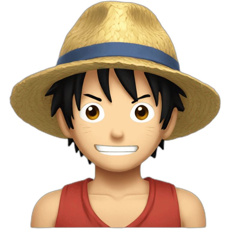 Luffy en colère emoji