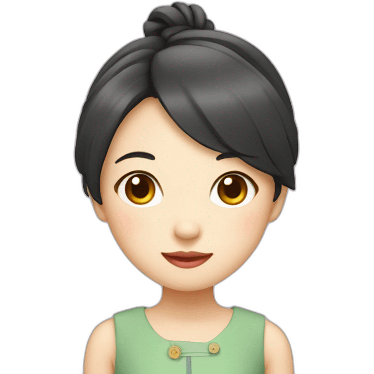 Taiwan cute girl emoji