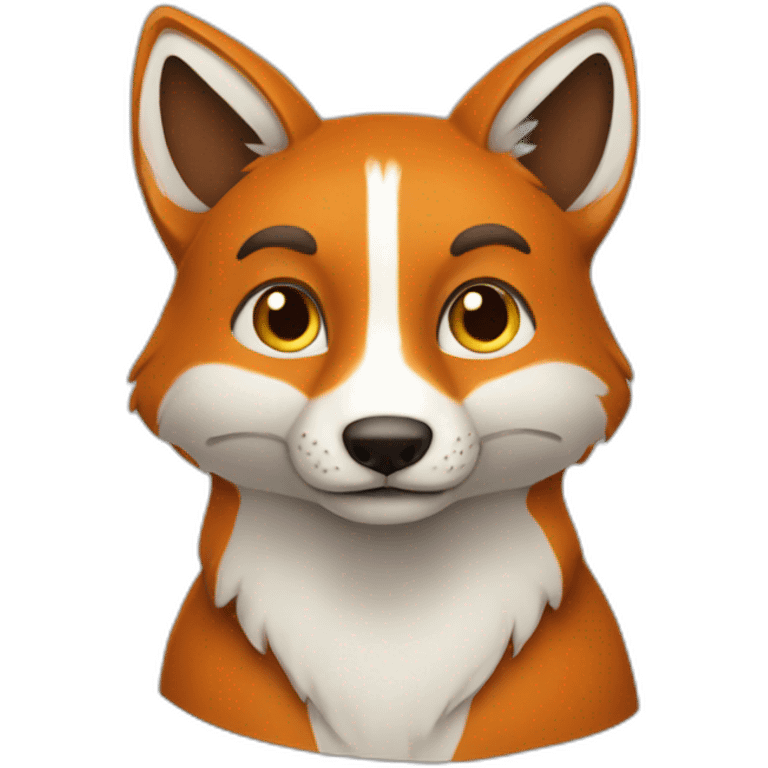 Renard sans tête emoji