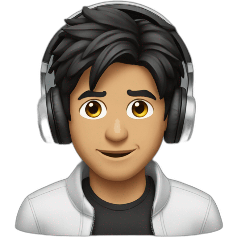 shah rukh khan with headphones emoji