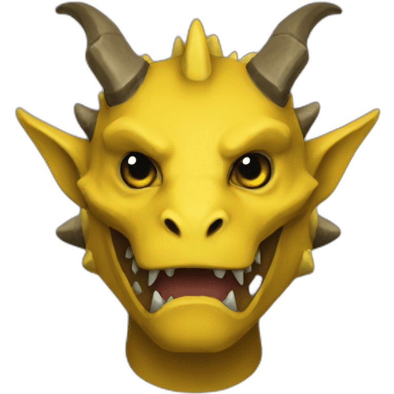 Yellow dragonborn emoji