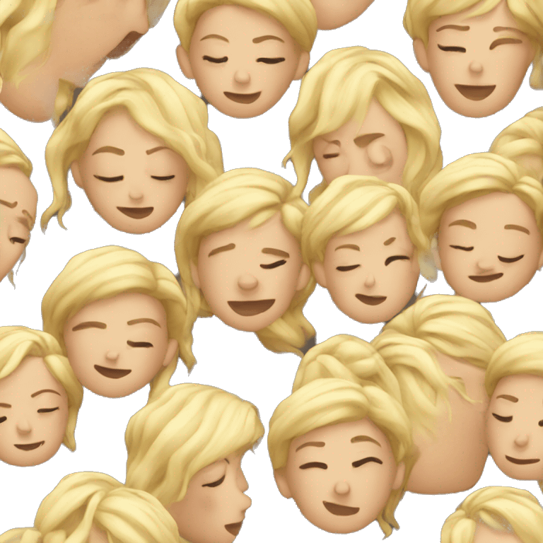 blonde take a nap emoji