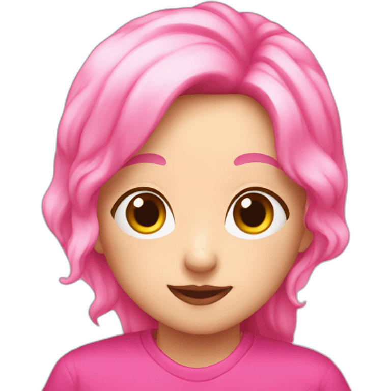 Pink_sweet_Pochita emoji