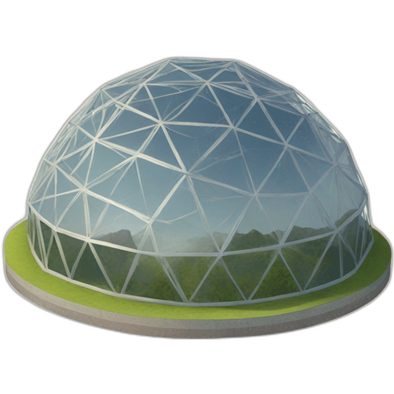 Geodesic dome emoji