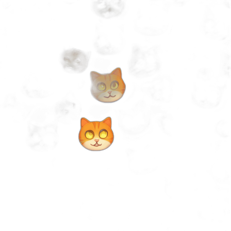 orange cat funny emoji