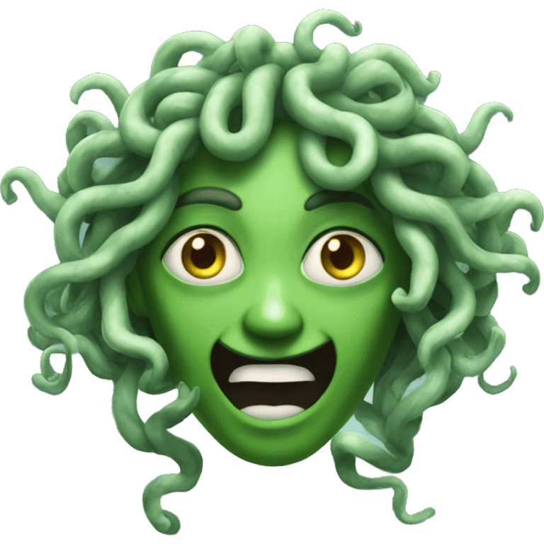 Scare Medusa emoji