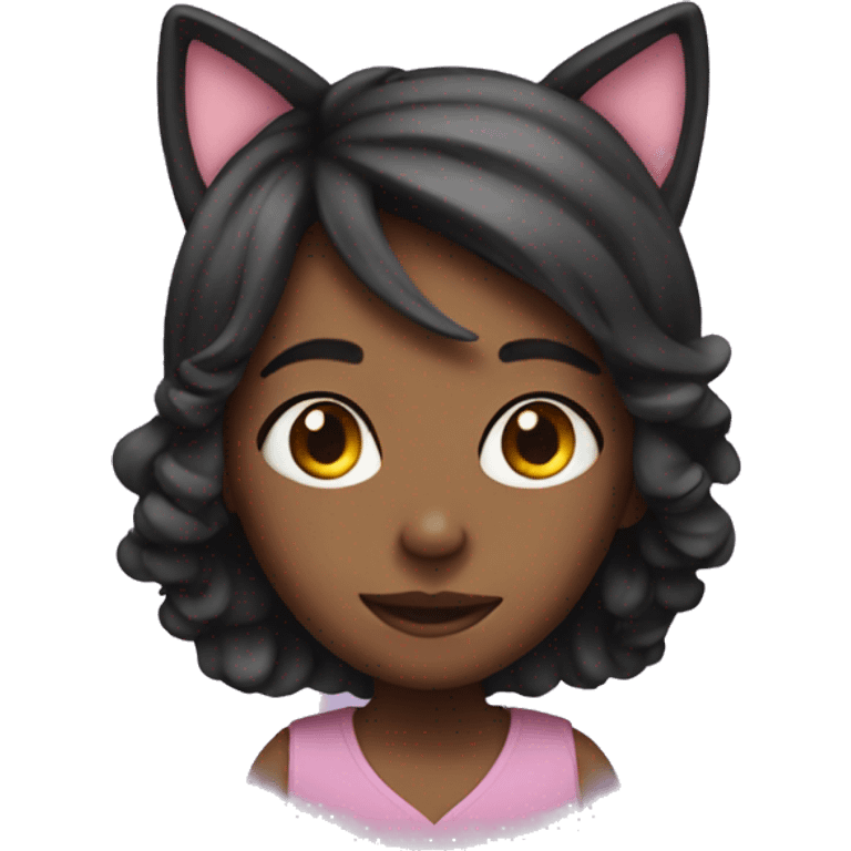 girl with cat ears emoji