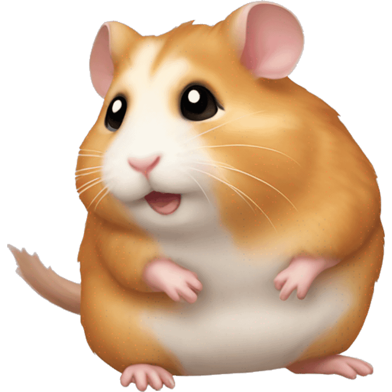 hamster i am just a girl emoji