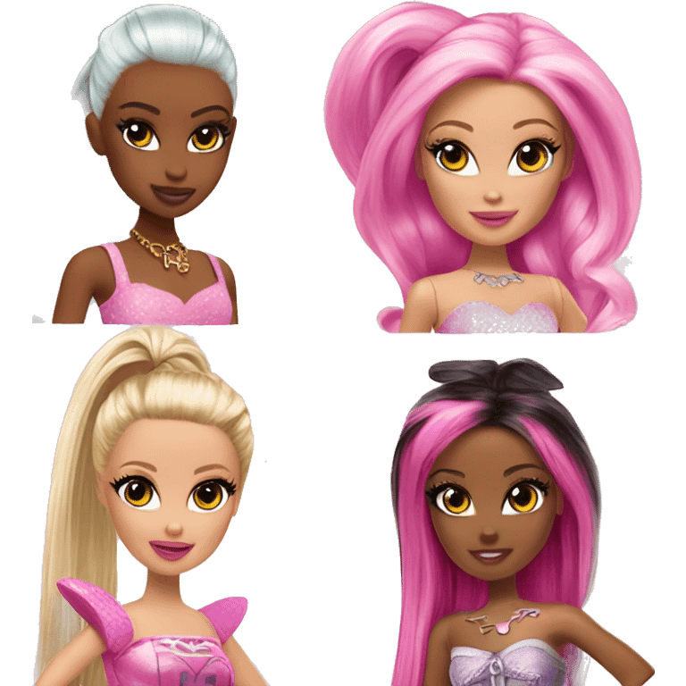 bratz, barbie, fairy emoji