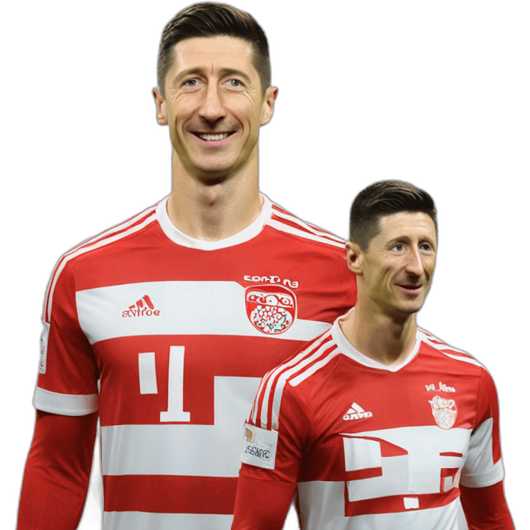 Robert Lewandowski Pologne emoji