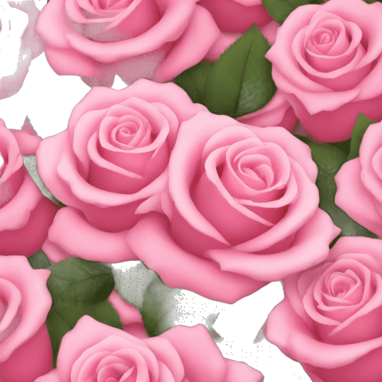 Pink roses emoji