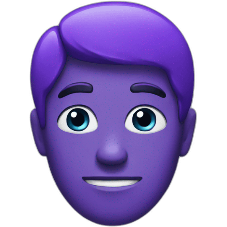 Purple guy emoji