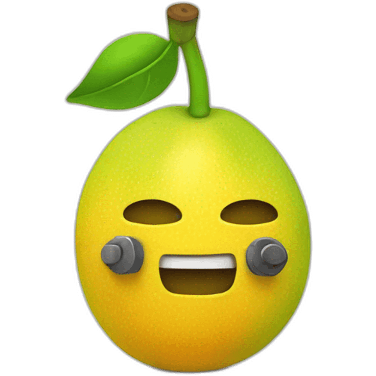 fruit with weights emoji