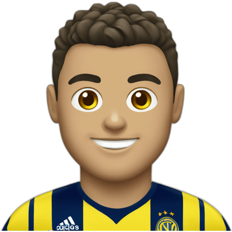 Ronaldo with fenerbahçe shirt emoji