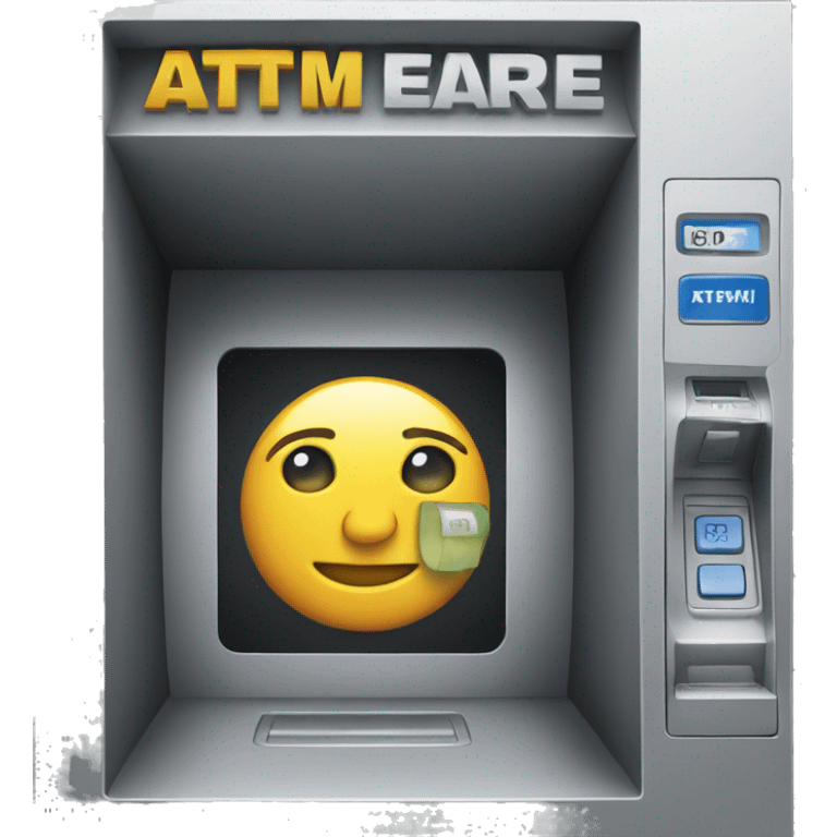 an ATM machine emoji